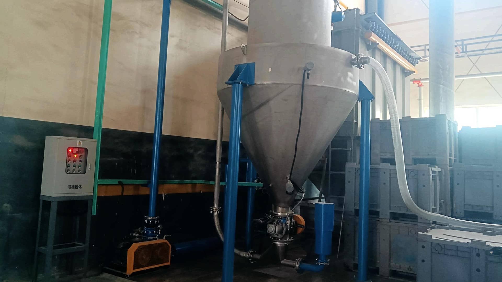 含水硝酸钠气力输送