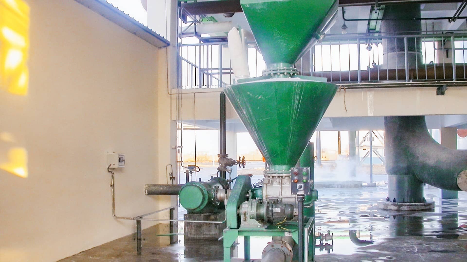 干污泥气力输送