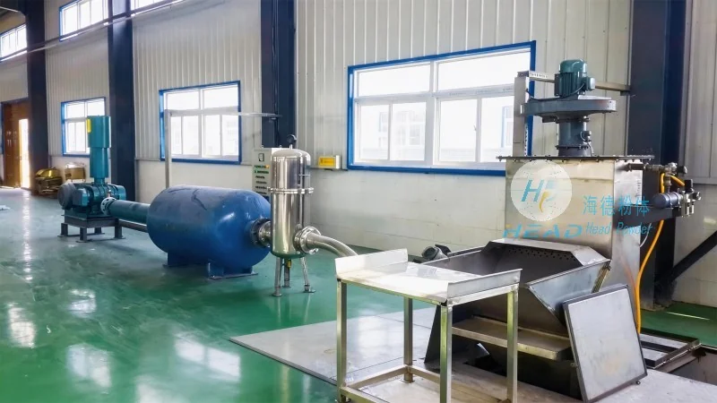 河北沧州轻质粉料防飞料工程