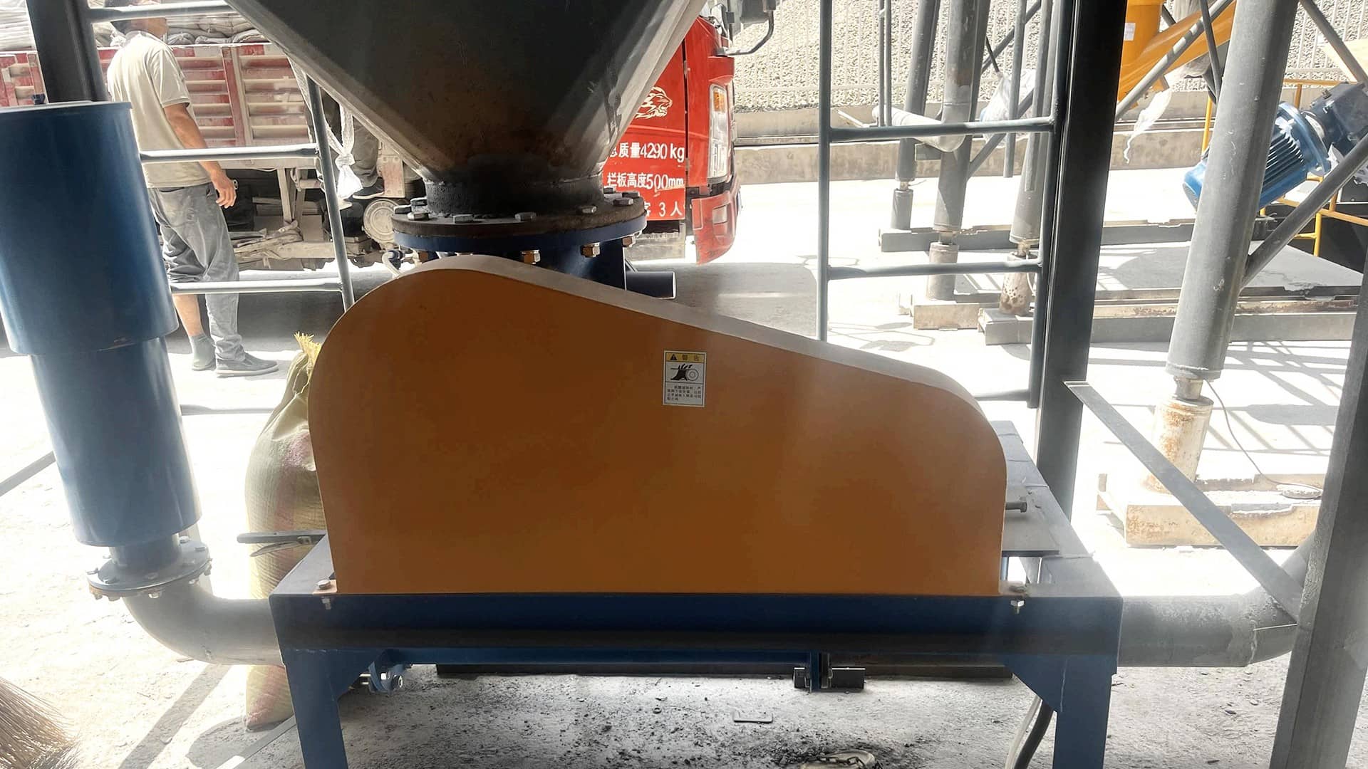 化肥颗粒气力输送