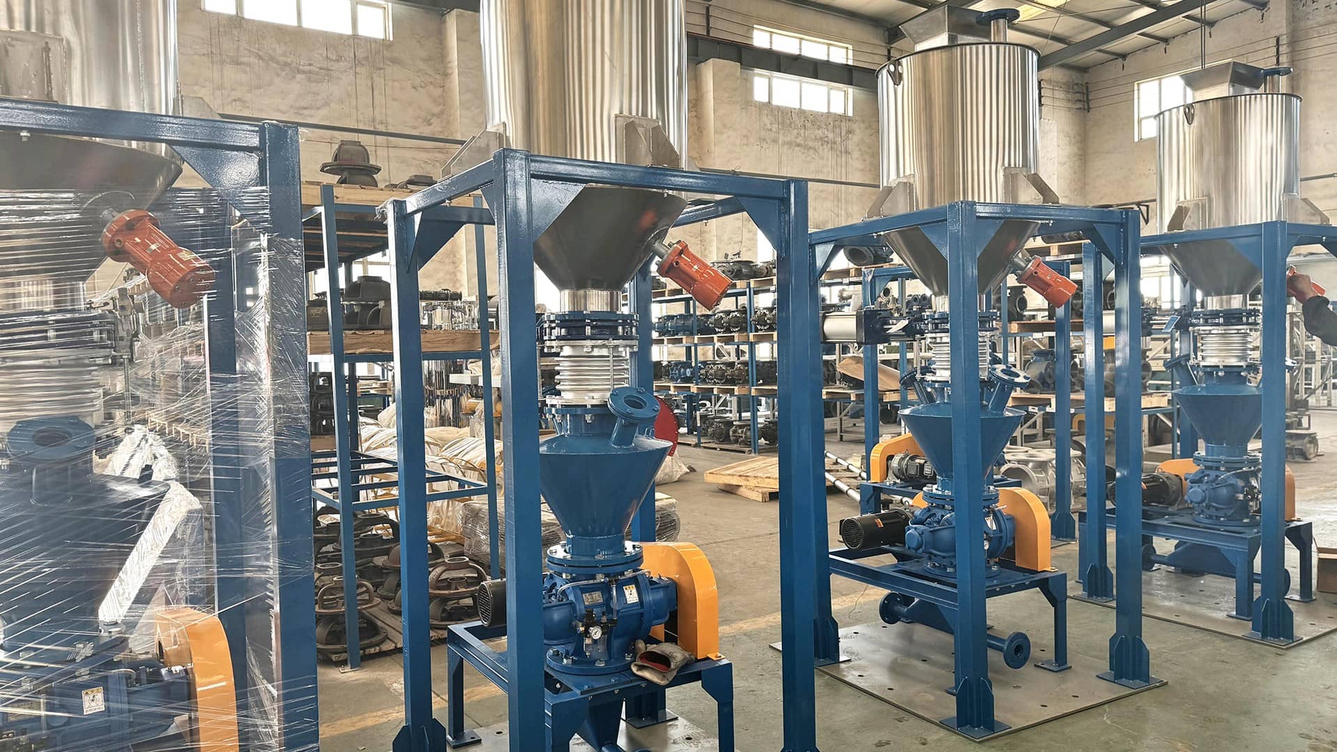 工业碱气力输送