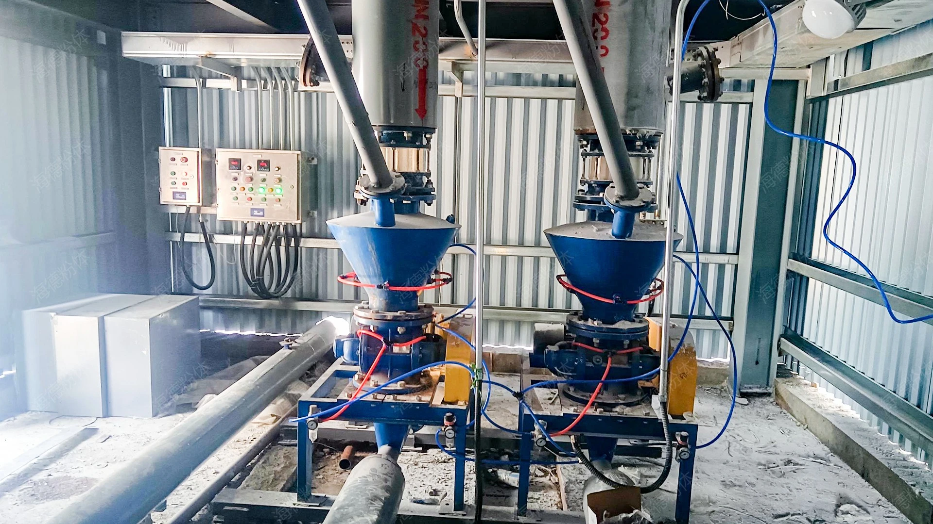 海泡石粉气力输送案例